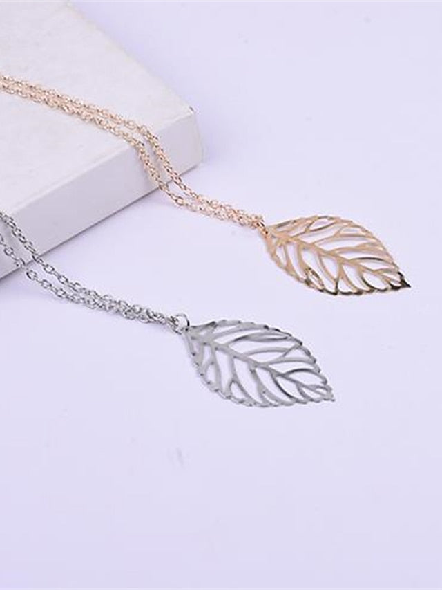 Women's necklace Fashion Outdoor Leaf Necklaces - LuckyFash™