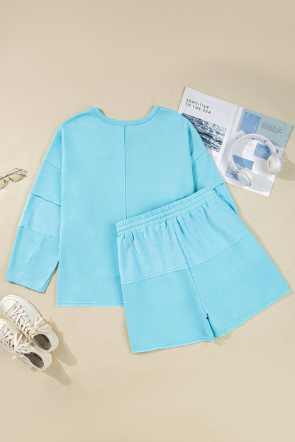 plus size short set