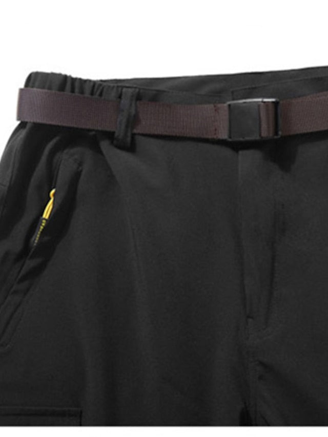 Women's Convertible Zip Off Pants Hiking Pants Trousers Summer Outdoor Breathable Quick Dry Stretchy Wear Resistance Pants / Trousers Bottoms Black Army Green Camping / Hiking Fishing S M L - LuckyFash™