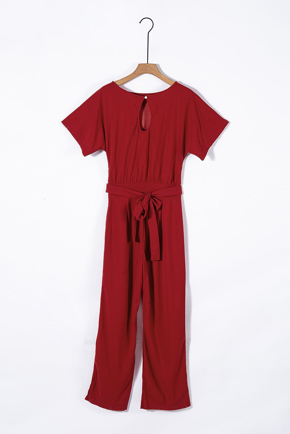 Dressy Jumpsuits for Women - Loose, Casual, Off-Shoulder, Wide Leg, Elastic Waist, Stretchy, 3/4 Sleeve