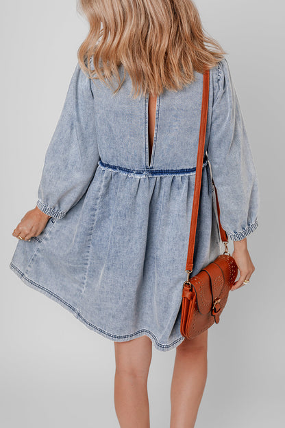 denim t shirt dress