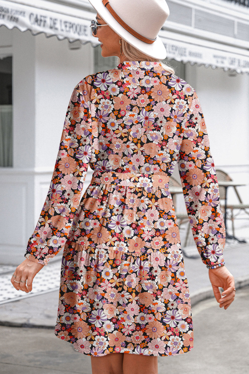 floral mini dress