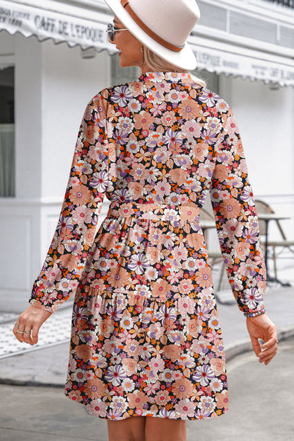 floral mini dress