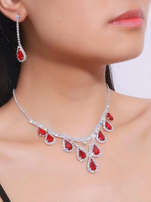 Women's necklace Chic & Modern Party Pure Color Jewelry Sets - LuckyFash™
