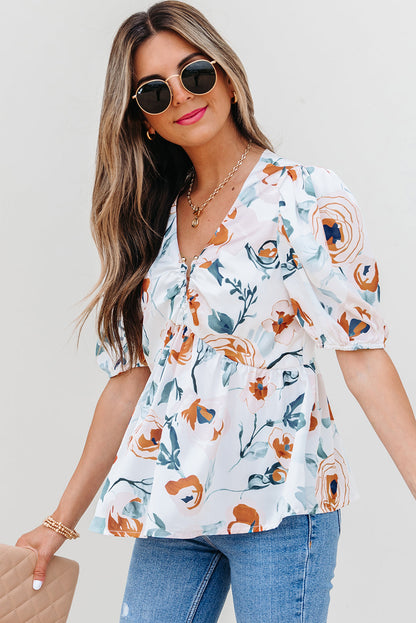 Womens Babydoll Blouse