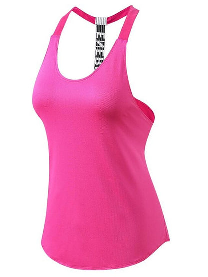 Women's Workout Tank Top Running Tank Top Hollow Out Halter Sleeveless Base Layer Athletic Quick Dry Breathability Fitness Gym Workout Exercise & Fitness Sportswear Activewear Solid Colored Neon - LuckyFash™