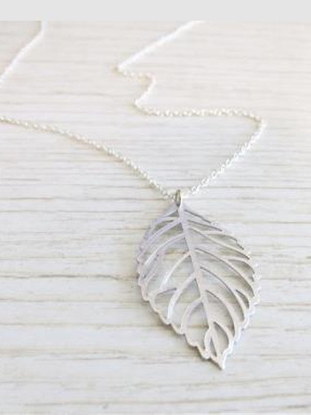 Women's necklace Fashion Outdoor Leaf Necklaces - LuckyFash™