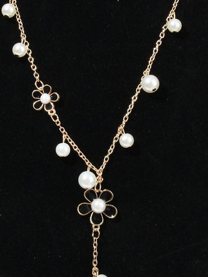 Women's necklace Chic & Modern Street Flower Necklaces / Black / White / Fall / Winter / Spring - LuckyFash™