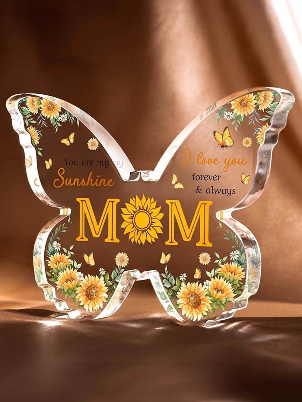 Ginger Mothers Day Butterfly Acrylic Decorative Plaque Gift