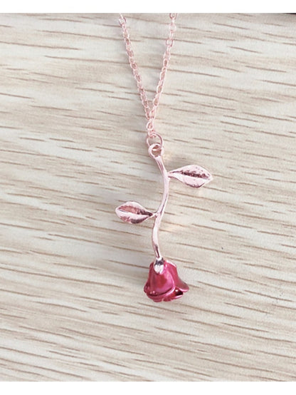 Women's necklace Chic & Modern Street Rose Necklaces / Gold / Silver / Fall / Winter / Spring - LuckyFash™