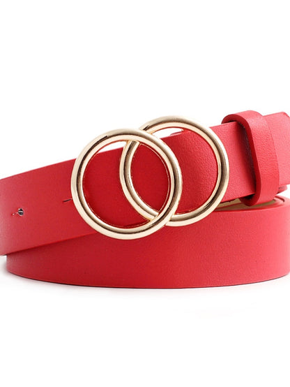 Women's Waist Belt Party Wedding Street Daily Black White Belt Pure Color Red Fall Winter Spring Summer - LuckyFash™