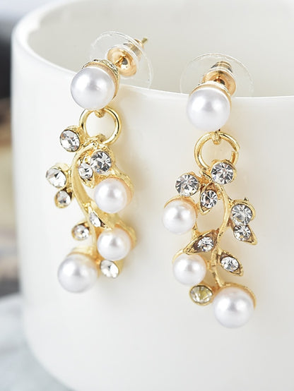 Women's necklace Chic & Modern Party Leaf Jewelry Sets / Wedding / Gold / Silver / Fall / Winter - LuckyFash™