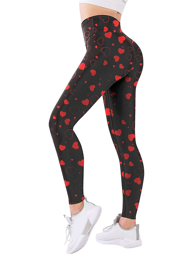 Women's Yoga Pants Tummy Control Butt Lift Quick Dry High Waist Yoga Fitness Gym Workout Leggings Bottoms Color Gradient Graphic Patterned Camo / Camouflage Light Purple Baby blue Black / Rose Red - LuckyFash™