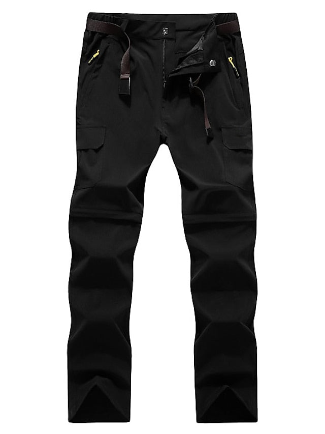 Women's Convertible Zip Off Pants Hiking Pants Trousers Summer Outdoor Breathable Quick Dry Stretchy Wear Resistance Pants / Trousers Bottoms Black Army Green Camping / Hiking Fishing S M L - LuckyFash™