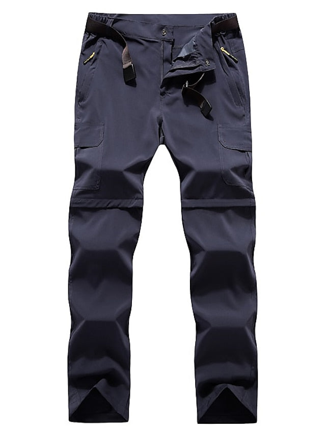 Women's Convertible Zip Off Pants Hiking Pants Trousers Summer Outdoor Breathable Quick Dry Stretchy Wear Resistance Pants / Trousers Bottoms Black Army Green Camping / Hiking Fishing S M L - LuckyFash™
