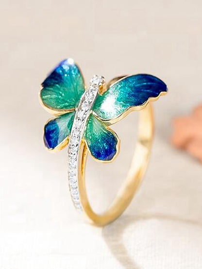 1PC Ring For Women's Holiday Date Alloy Classic Butterfly - LuckyFash™