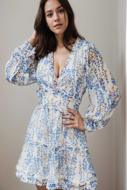 loose leopard print v neck dress drop shoulder a line closed cape paneled 120509