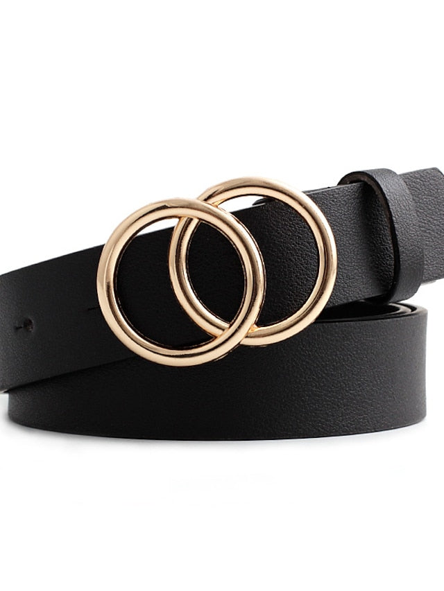 Women's Waist Belt Party Wedding Street Daily Black White Belt Pure Color Red Fall Winter Spring Summer - LuckyFash™