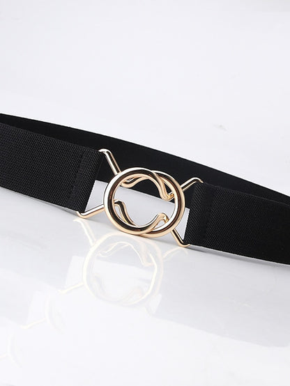 Women's Belt Alloy White Black Gray Pink Camel Wide Belt Outdoor Dailywear Daily Holiday Pure Color / Spring / Summer / Fall / Winter / Coffee - LuckyFash™