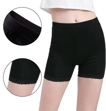 Women's Shorts Modal Solid Colored Black White Fashion Short Casual Daily