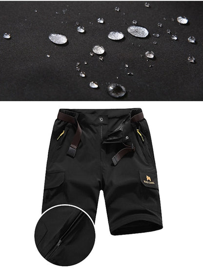 Women's Convertible Zip Off Pants Hiking Pants Trousers Summer Outdoor Breathable Quick Dry Stretchy Wear Resistance Pants / Trousers Bottoms Black Army Green Camping / Hiking Fishing S M L - LuckyFash™