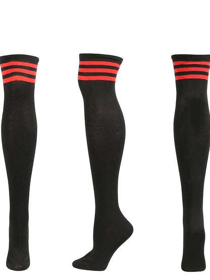 Women's Knee High Socks Party Daily Polyester Spandex Casual Classic Warm Cute 1 Pair - LuckyFash™