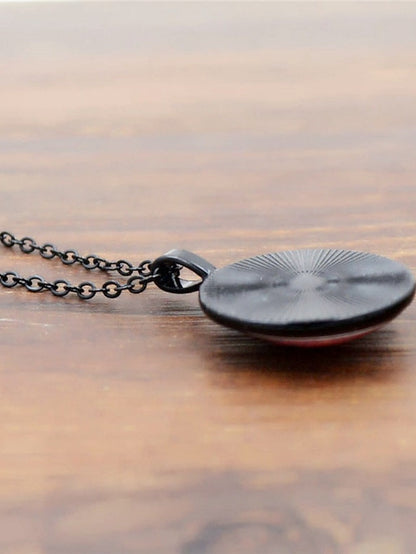 Women's necklace Fashion Street Letter Necklaces & To my Daughter Pendant Round Glass Necklaces / Sweater Chain Necklace - LuckyFash™