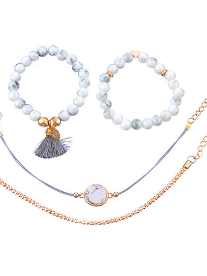 Women's Bracelets Artistic Anniversary Heart Bracelets & Bangles / Black / White / Pink / Fall / Winter - LuckyFash™