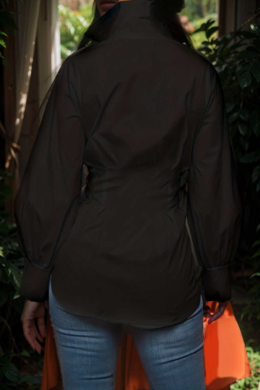 plus size casual blouse women s plus solid button up lantern sleeve turn down collar nipped waist blouse 111919