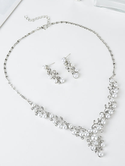 Women's necklace Chic & Modern Party Leaf Jewelry Sets / Wedding / Gold / Silver / Fall / Winter - LuckyFash™