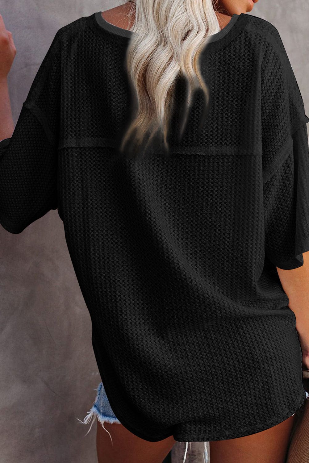 Round Neck Long Sleeve Casual Tassel T-shirt