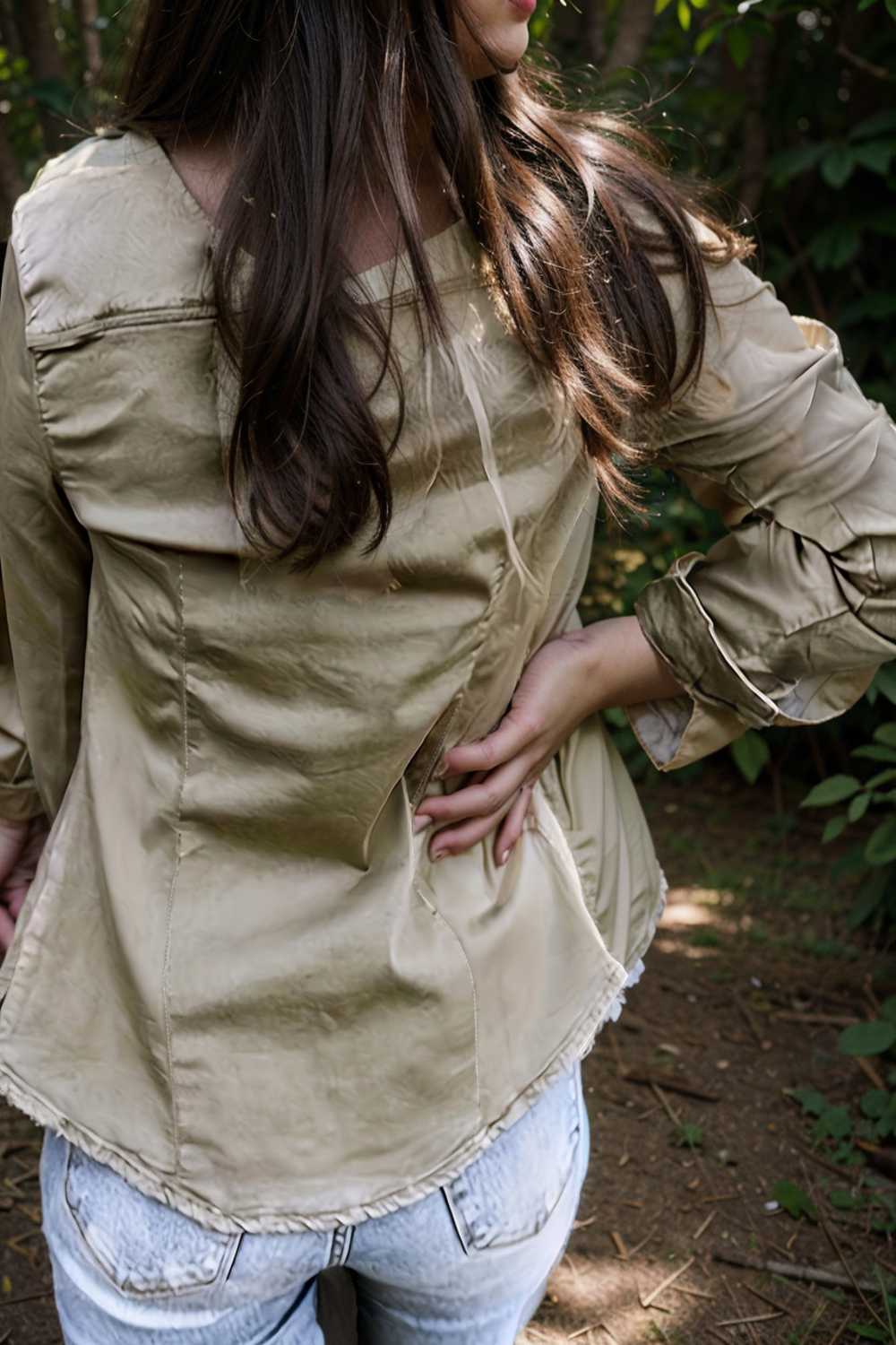 ruched trim button up long sleeve collared casual jacket 110084