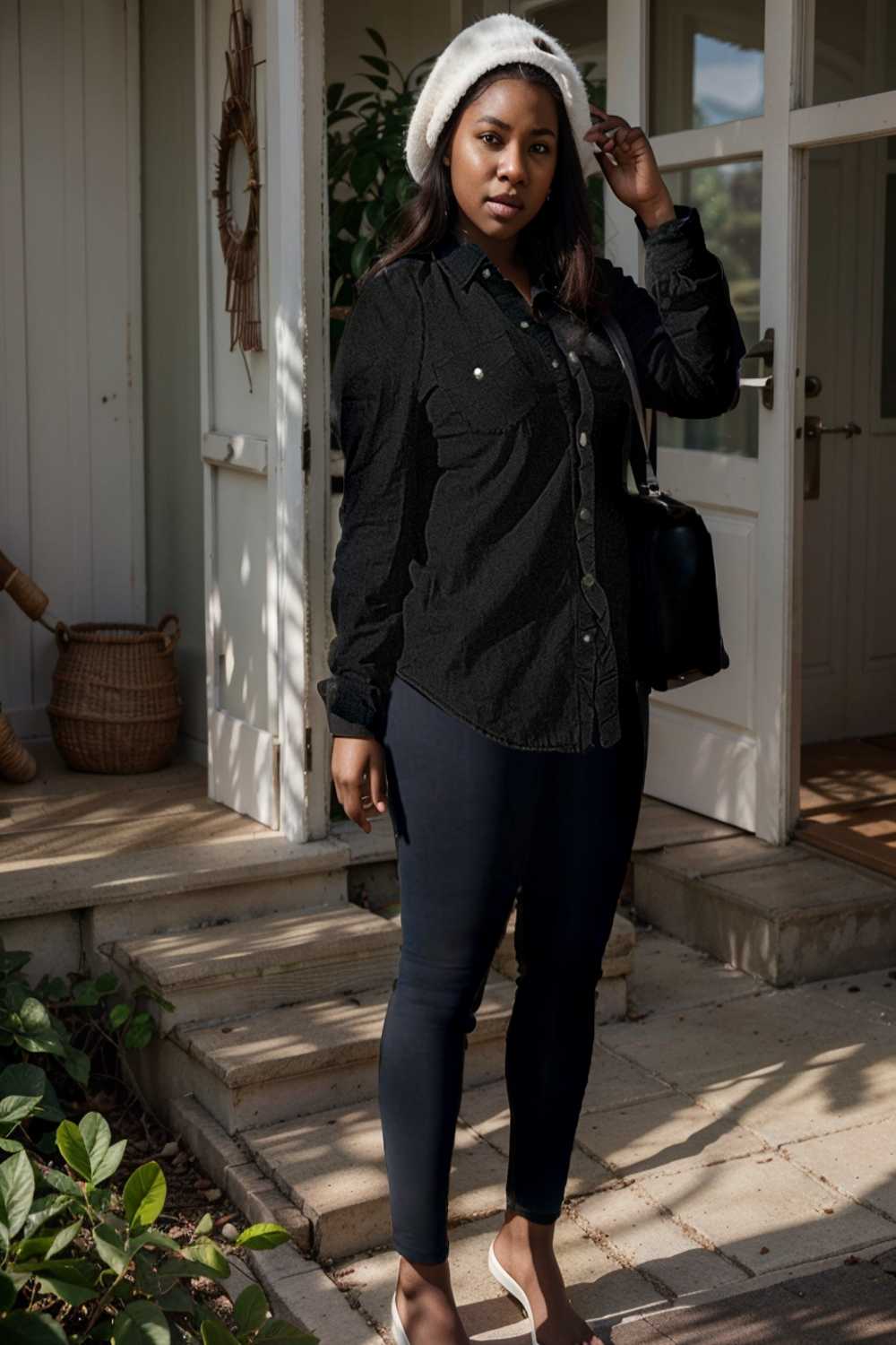 ruched trim button up long sleeve collared casual jacket 109571