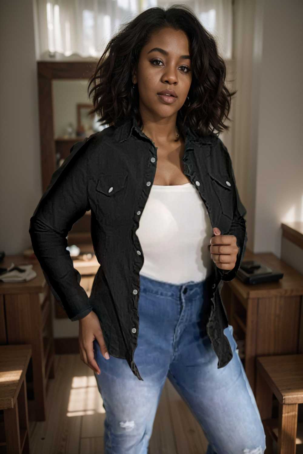 ruched trim button up long sleeve collared casual jacket 110079