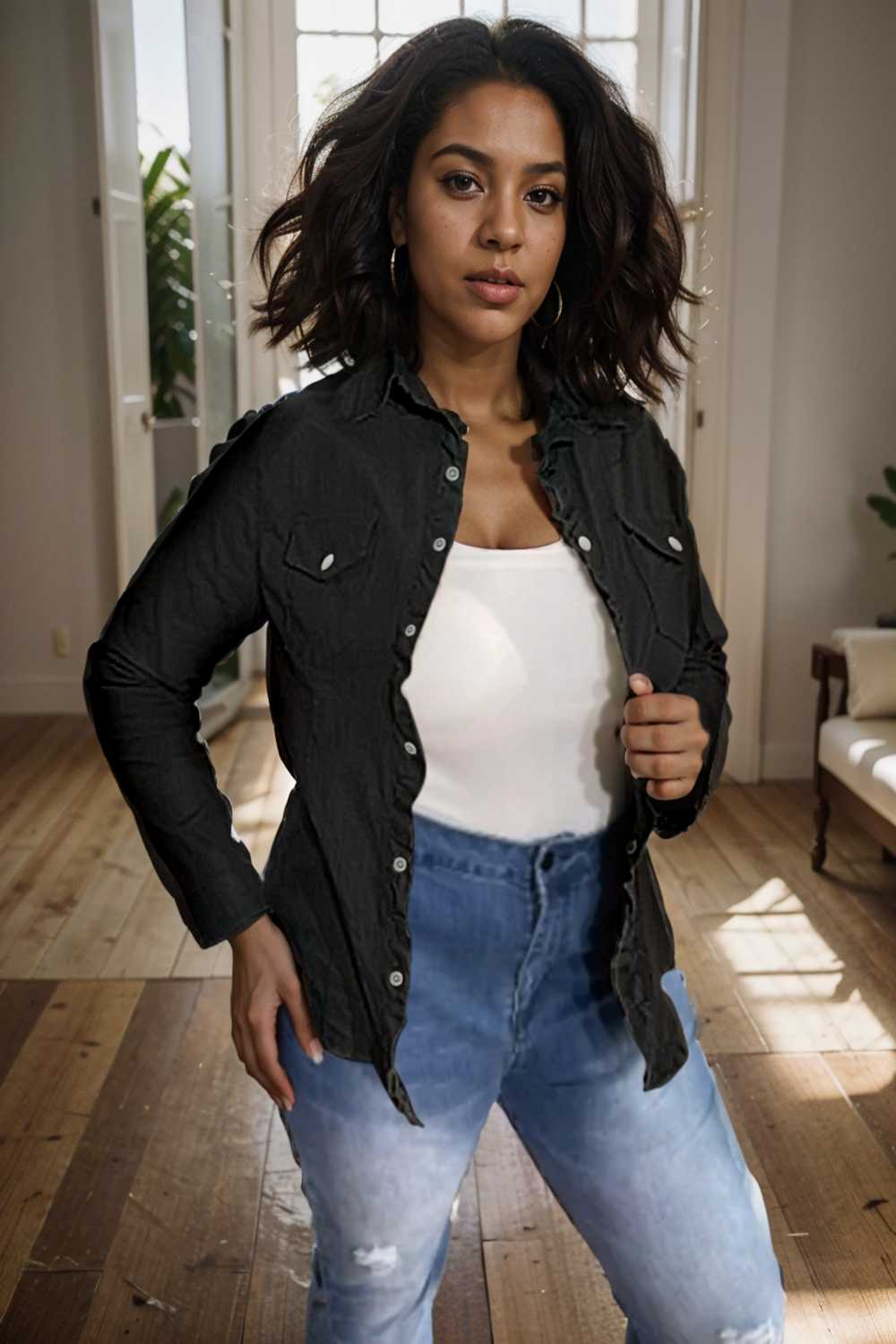 ruched trim button up long sleeve collared casual jacket 106735
