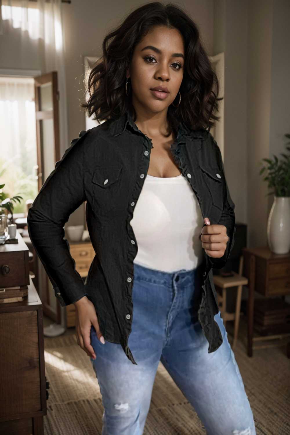 ruched trim button up long sleeve collared casual jacket 110077