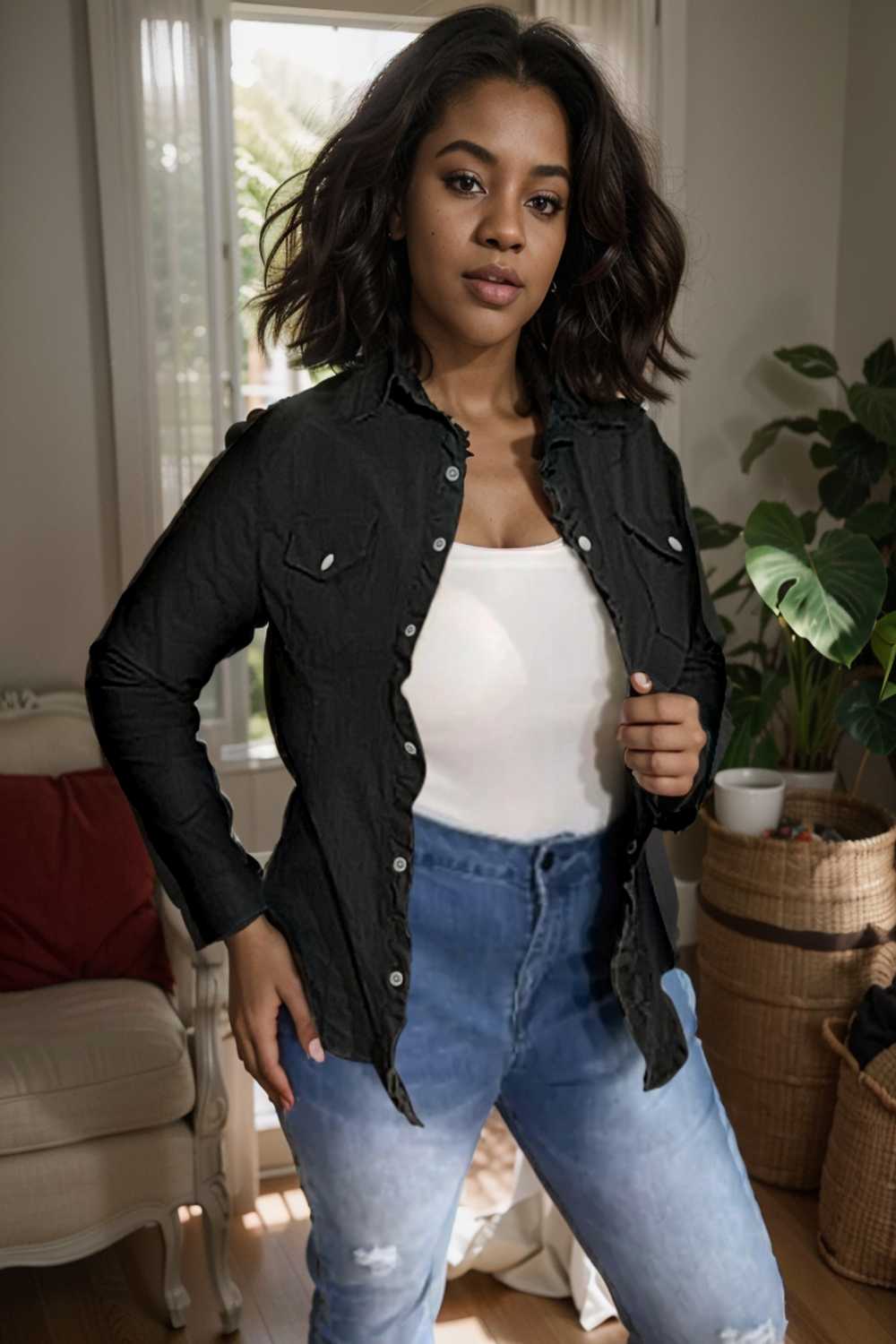 ruched trim button up long sleeve collared casual jacket 109558