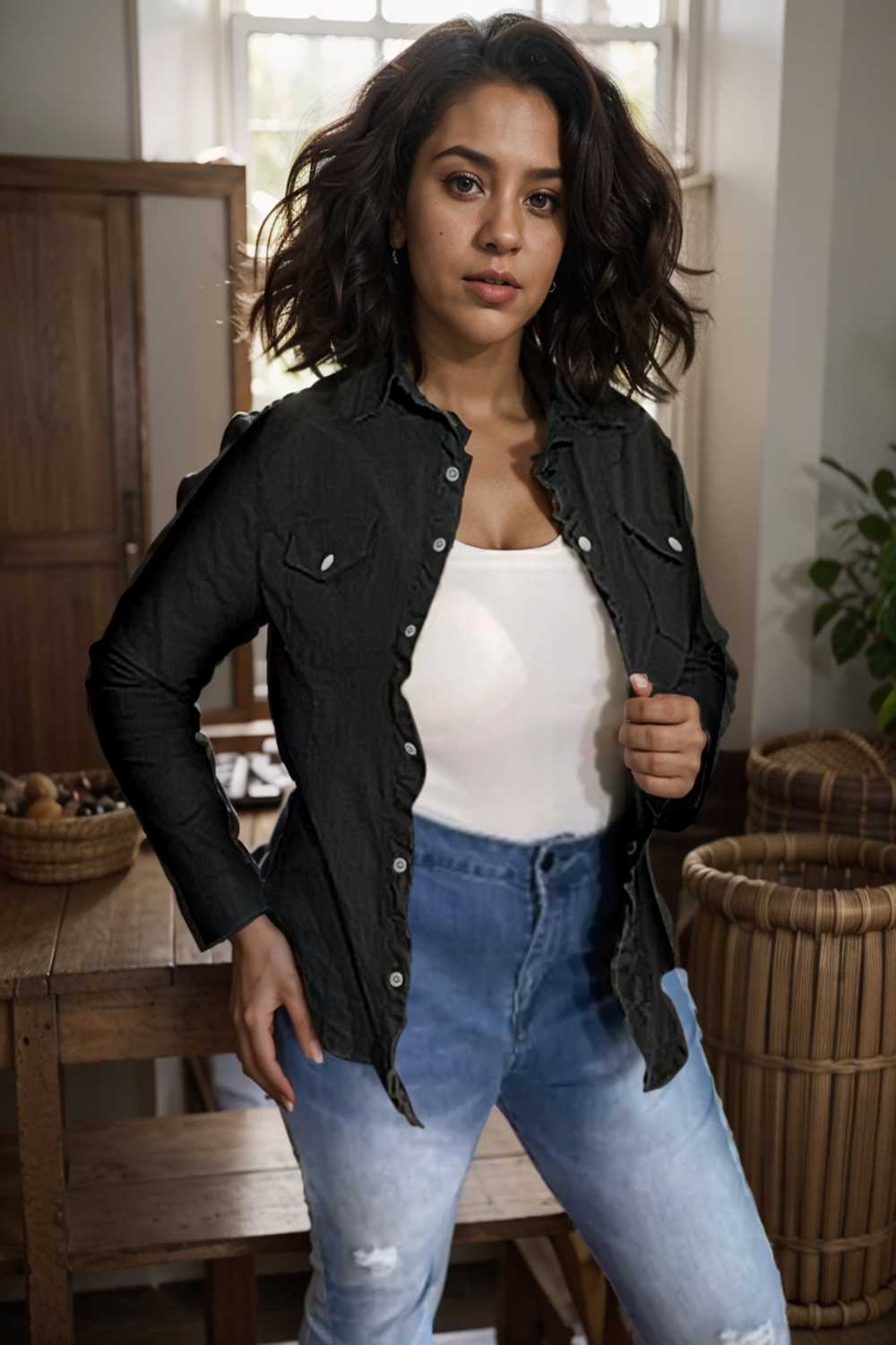 ruched trim button up long sleeve collared casual jacket 106730