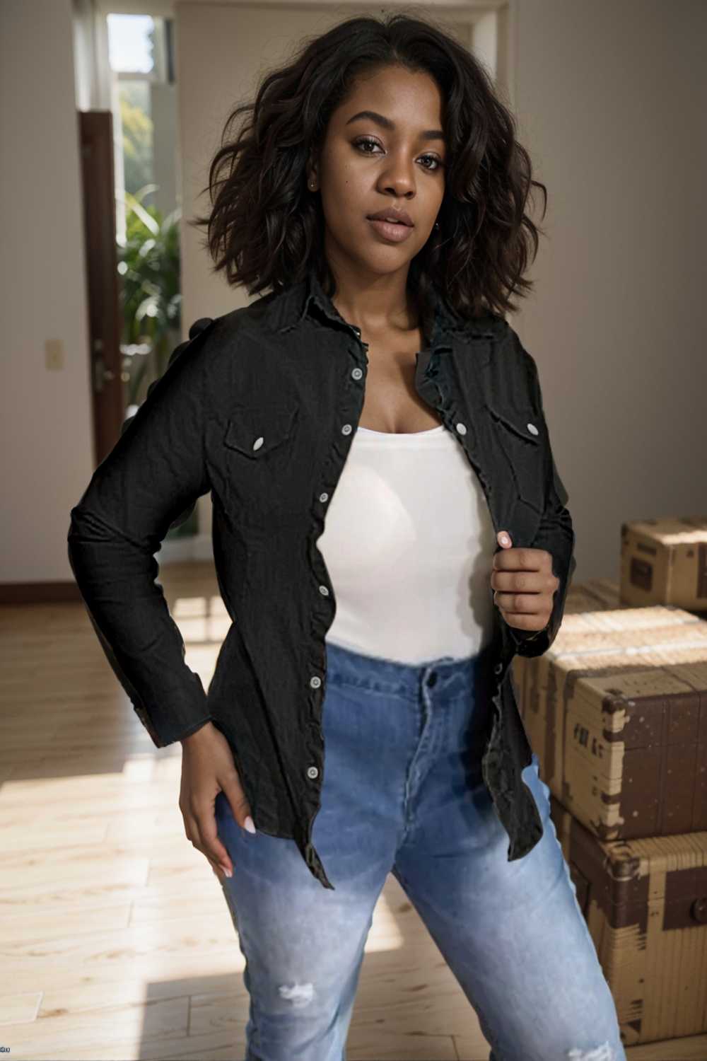 ruched trim button up long sleeve collared casual jacket 109553