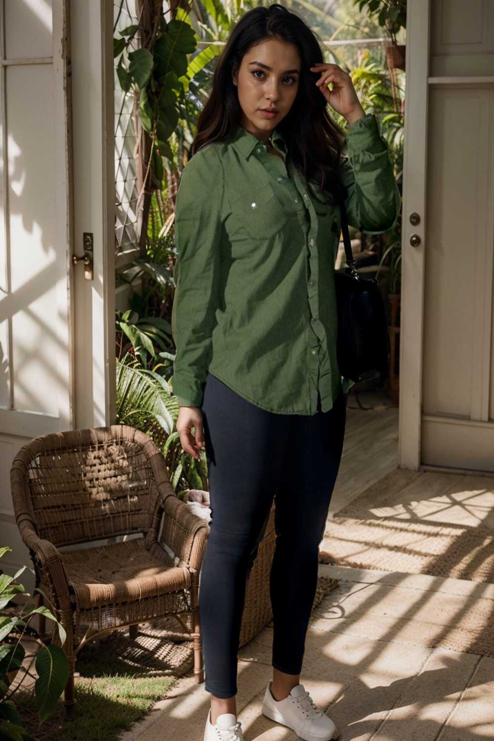 ruched trim button up long sleeve collared casual jacket 106716