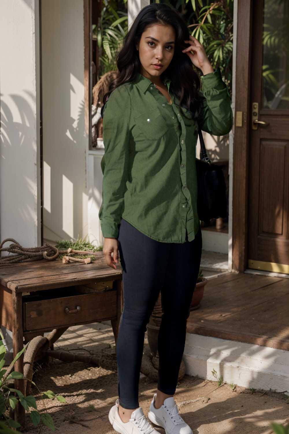 ruched trim button up long sleeve collared casual jacket 106913