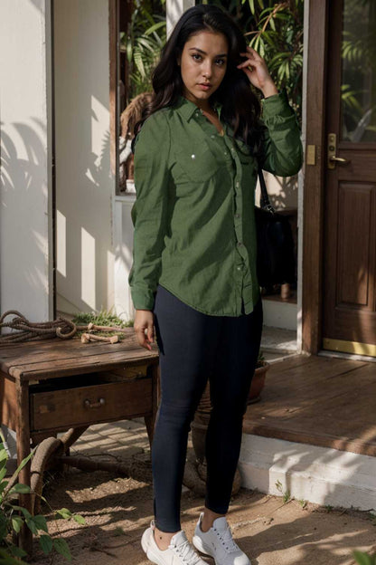 ruched trim button up long sleeve collared casual jacket 106913