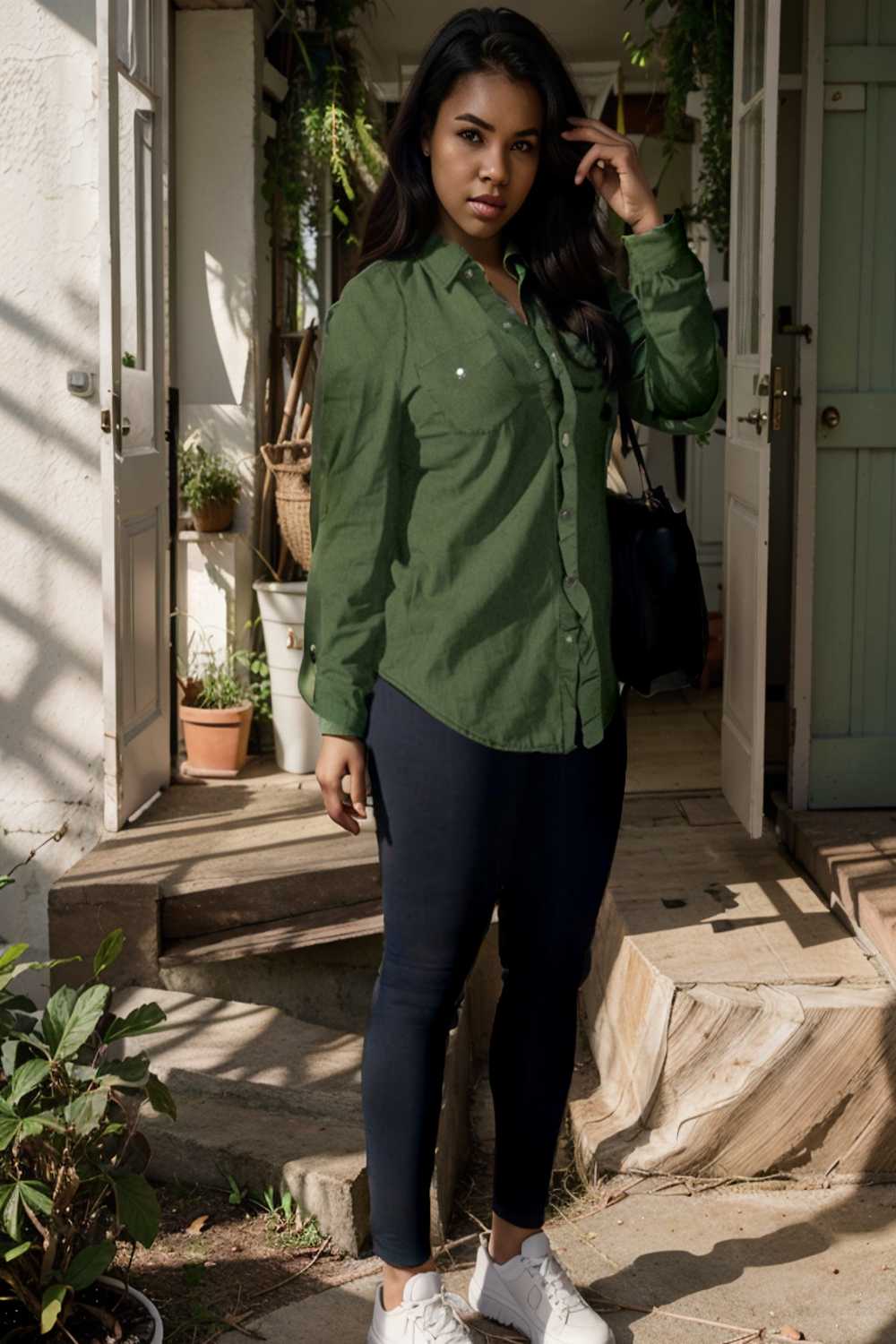 ruched trim button up long sleeve collared casual jacket 107706