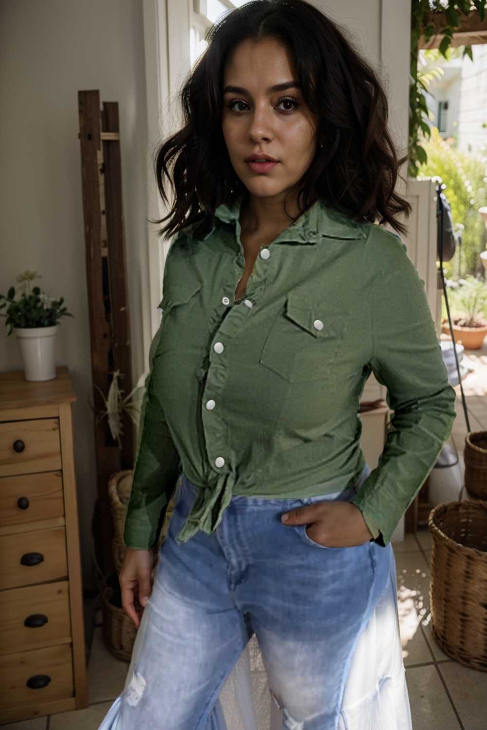 ruched trim button up long sleeve collared casual jacket 106911