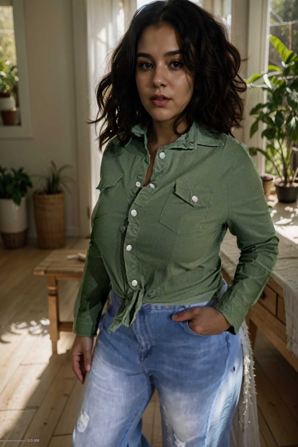 ruched trim button up long sleeve collared casual jacket 106908