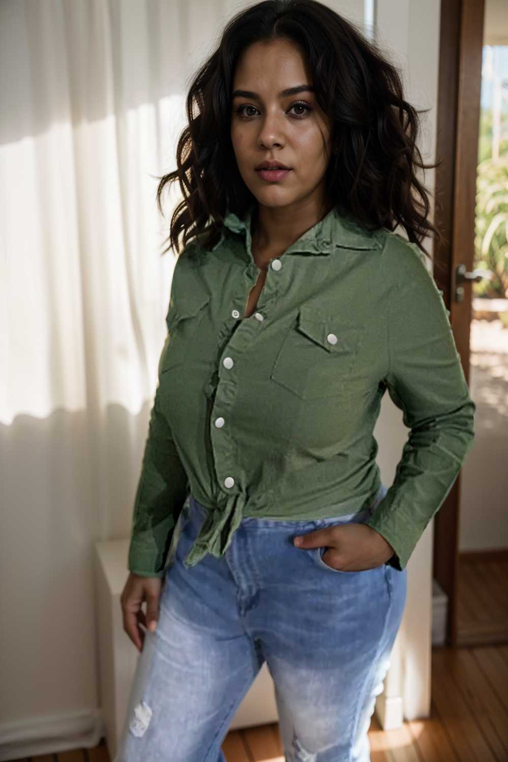 ruched trim button up long sleeve collared casual jacket 106906