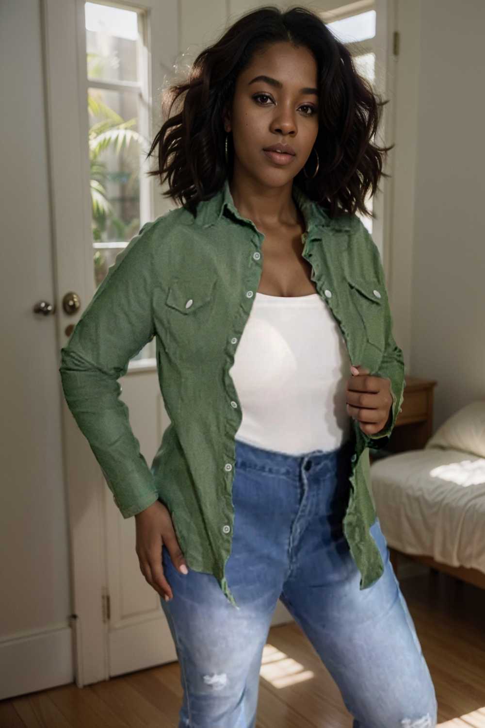 ruched trim button up long sleeve collared casual jacket 107325