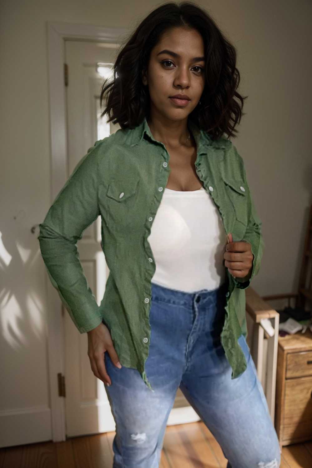 ruched trim button up long sleeve collared casual jacket 106903