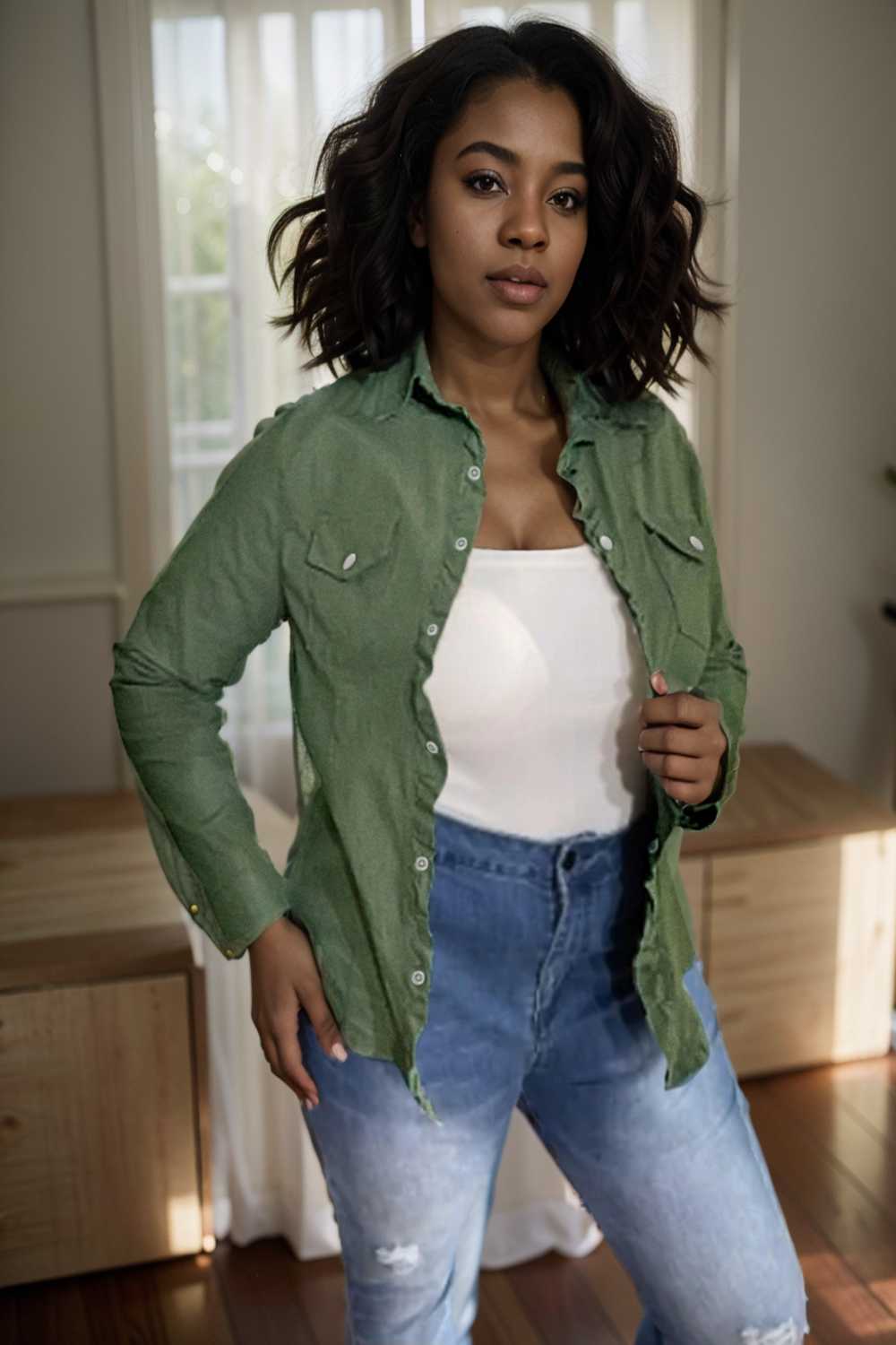 ruched trim button up long sleeve collared casual jacket 107324