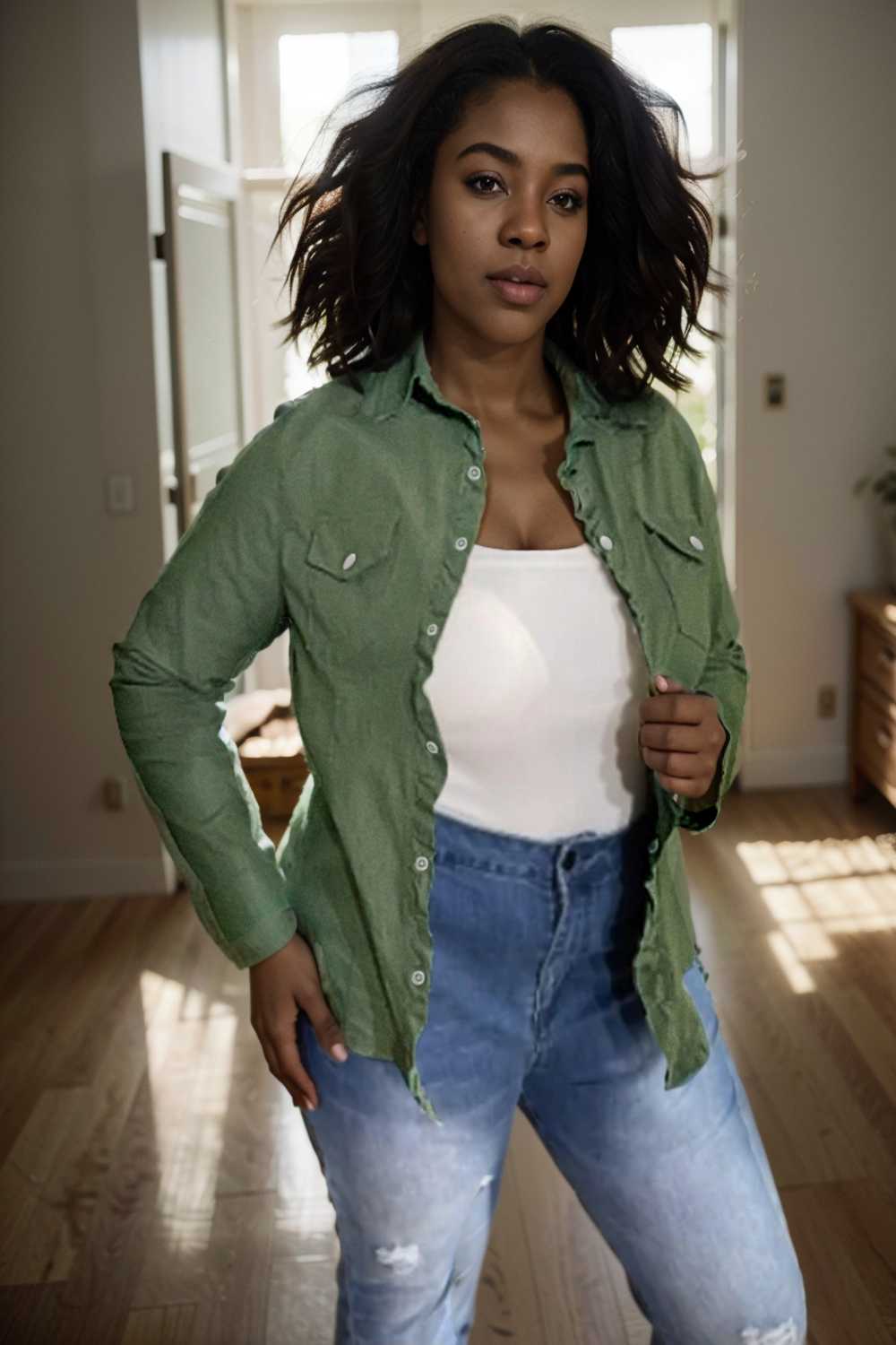 ruched trim button up long sleeve collared casual jacket 107630